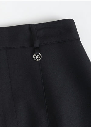 Fine Silt Maxi Skirt Black