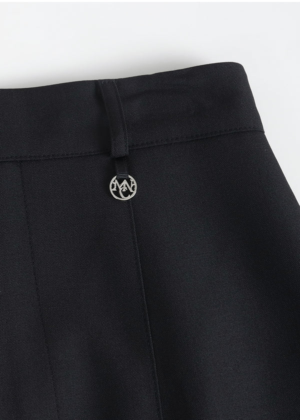 Fine Silt Maxi Skirt Black