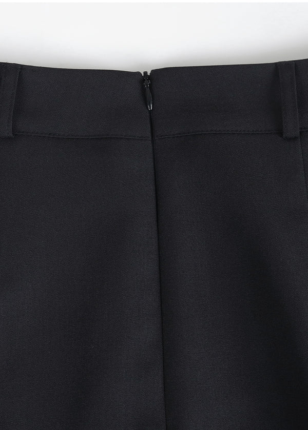 Fine Silt Maxi Skirt Black