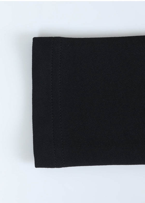 Florist Off-Shoulder Tee Black