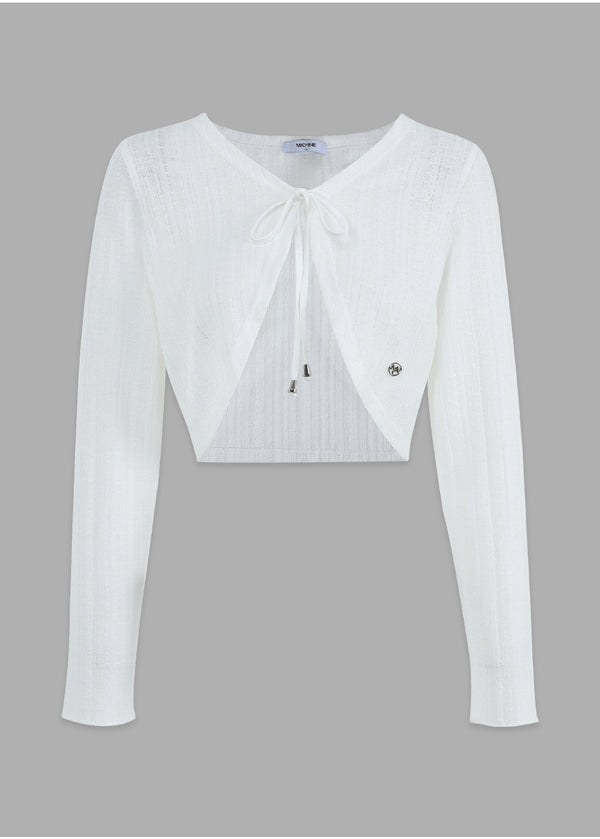Fondly Crochat Crop Cardigan
