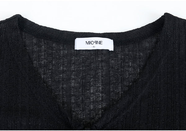 Fondly Crochat Crop Cardigan
