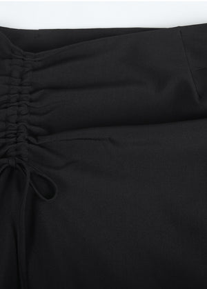 Giselle Shirring String Long Skirt