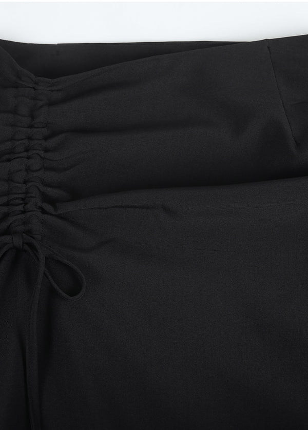 Giselle Shirring String Long Skirt