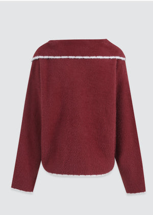 Glee Hairy Cardigan-Scrunchie Setup