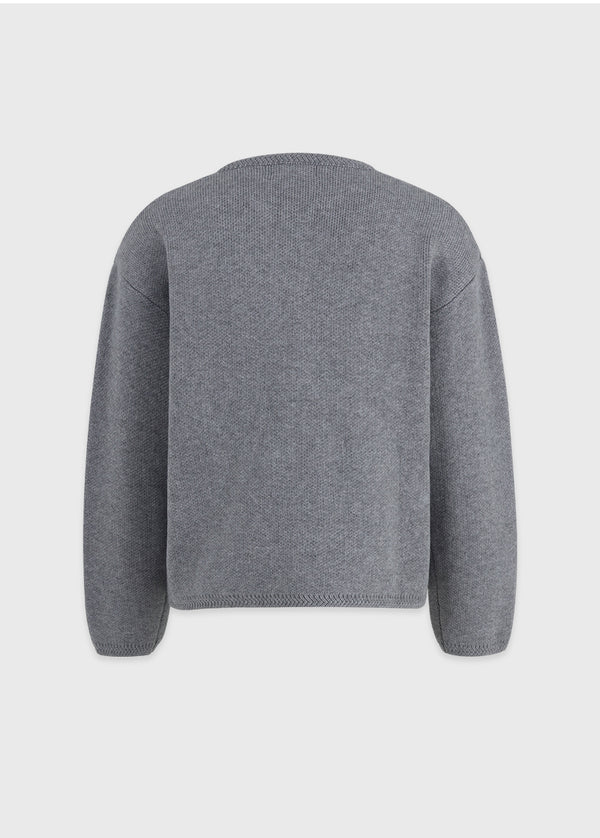 Halse Round Knit Cardigan