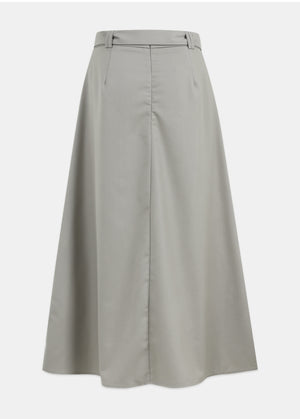 Helia Belt-Wrap Maxi Skirt