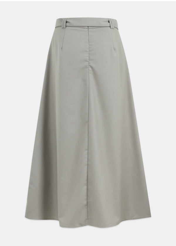 Helia Belt-Wrap Maxi Skirt