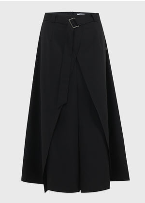 Helia Belt-Wrap Maxi Skirt