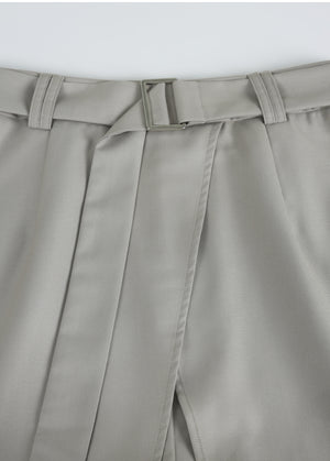 Helia Belt-Wrap Maxi Skirt