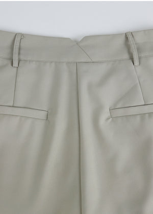 Hugh Wide Bermuda Pants