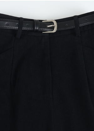 Jade Long Skirt- Belt Set