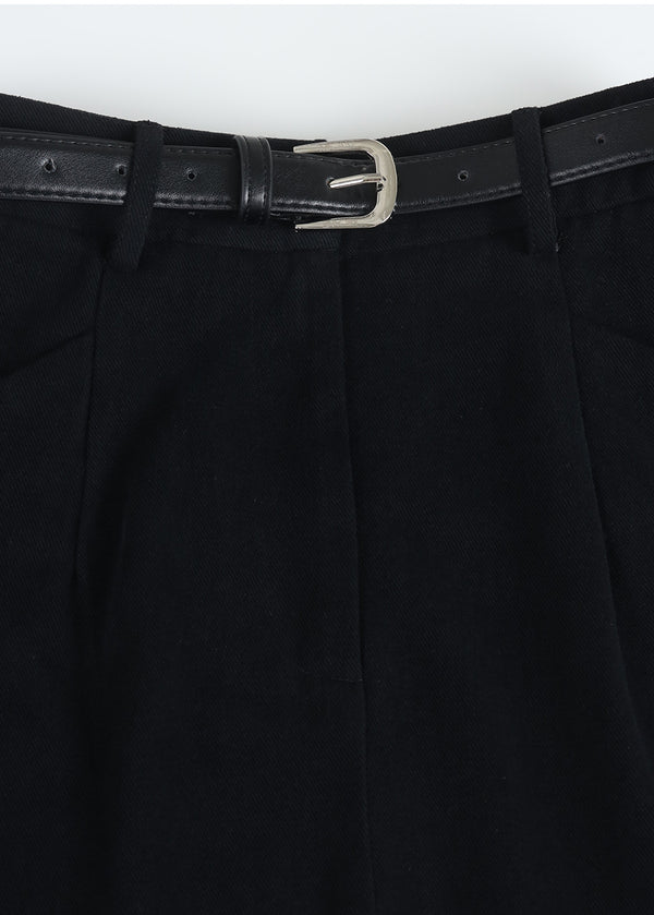 Jade Long Skirt- Belt Set