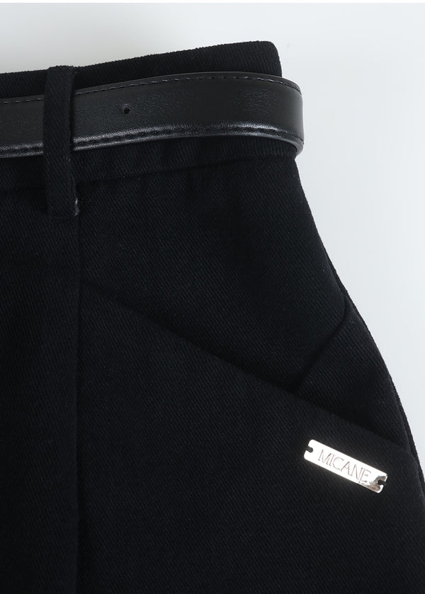 Jade Long Skirt- Belt Set