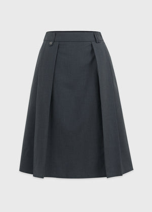 Jovie Pintuck Midi Skirt