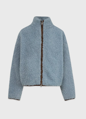 Kali Shearing Zip-up Jumper