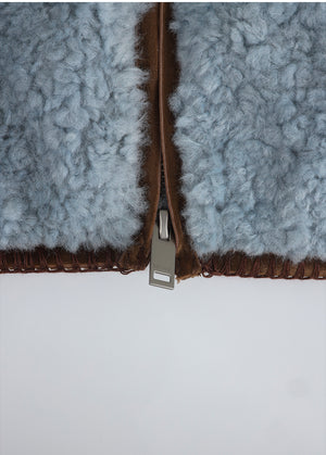 Kali Shearing Zip-up Jumper