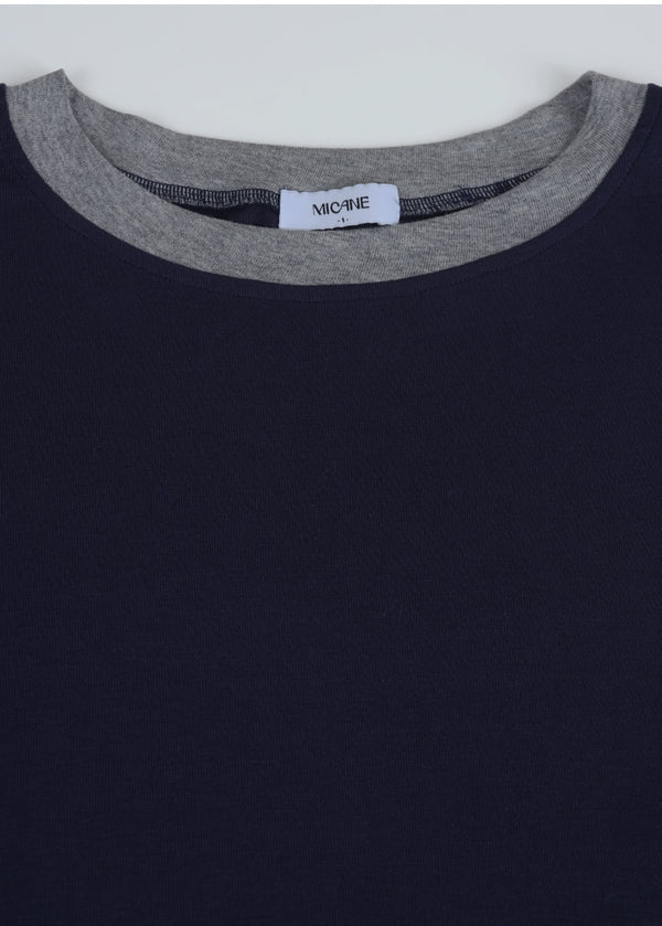 Koa Layered Wool-Tencel Tee