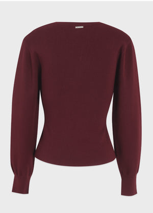 Lani V-Neck Tie Knit