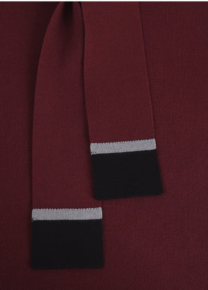 Lani V-Neck Tie Knit