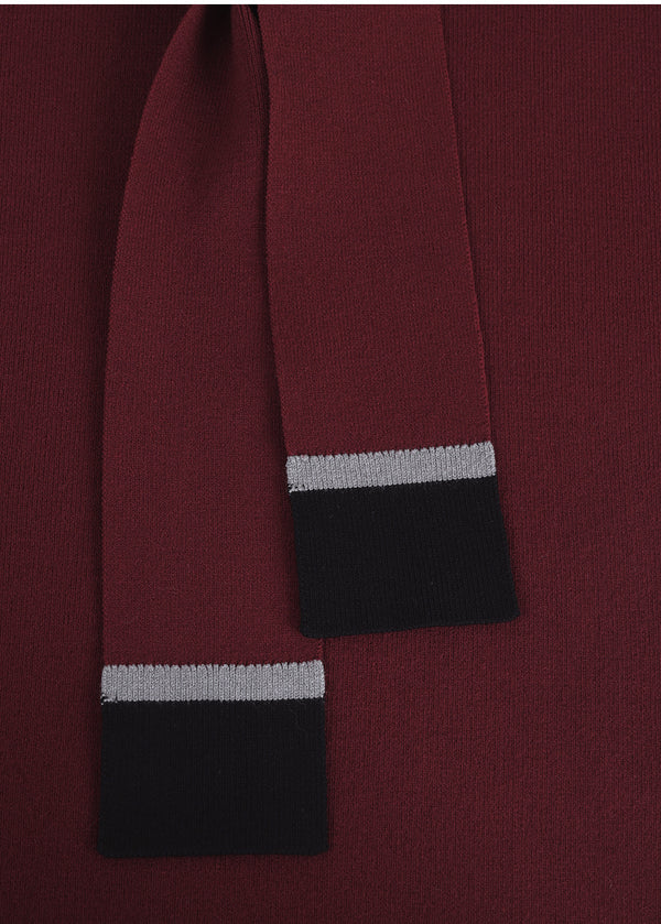 Lani V-Neck Tie Knit