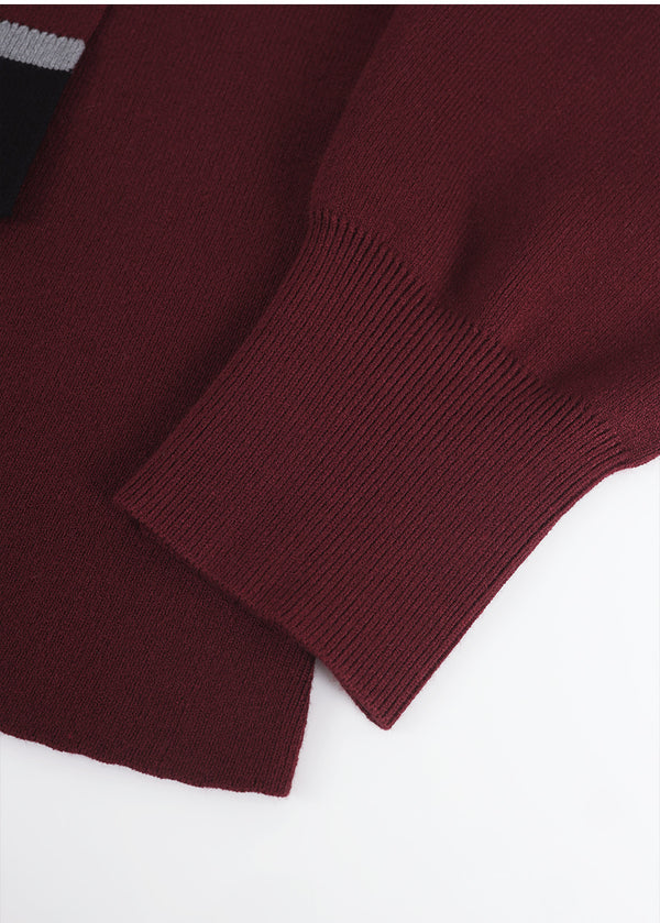 Lani V-Neck Tie Knit