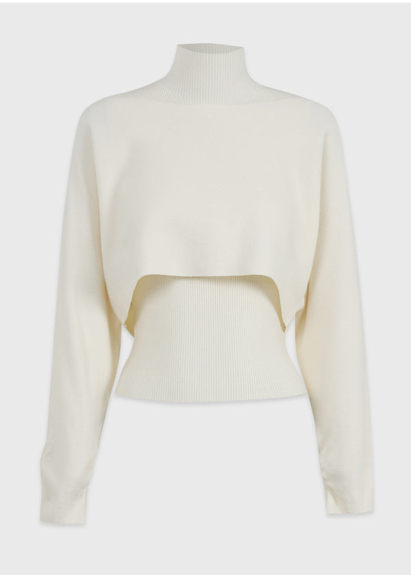 Lavina Sleeveless-Boat Neck Knit Setup