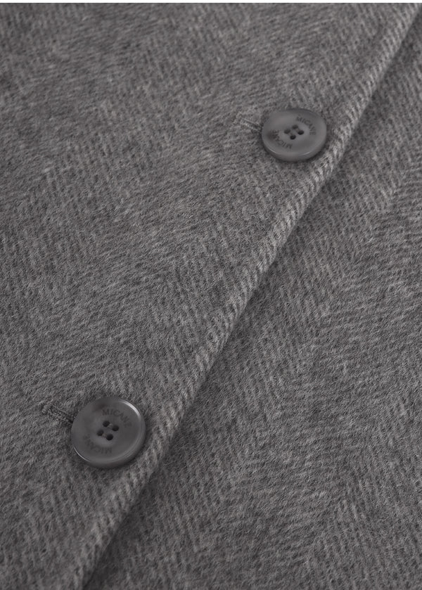 Levi Handmade Wool Half Coat