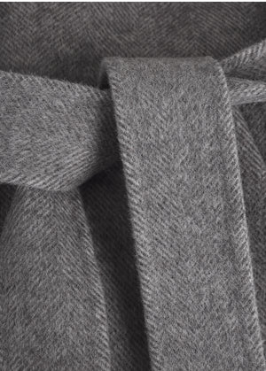 Levi Handmade Wool Half Coat