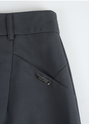 Livia Lace Trimming Midi Skirt