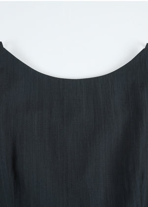 Lowell Sleeveless Peplum Long Dress