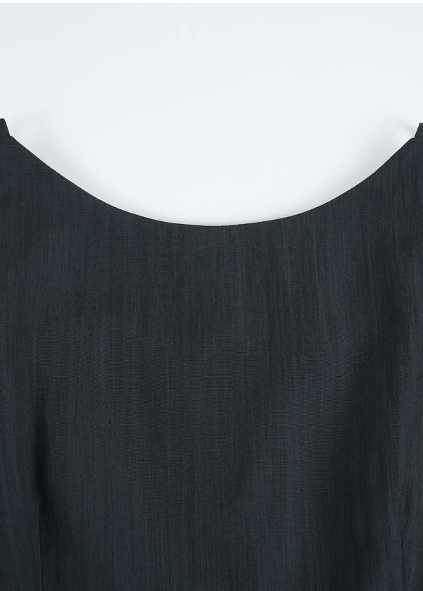 Lowell Sleeveless Peplum Long Dress