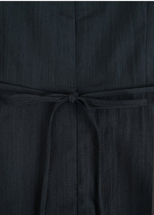 Lowell Sleeveless Peplum Long Dress