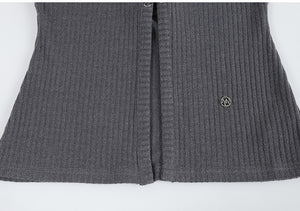 Luculent Eyelet Cardigan