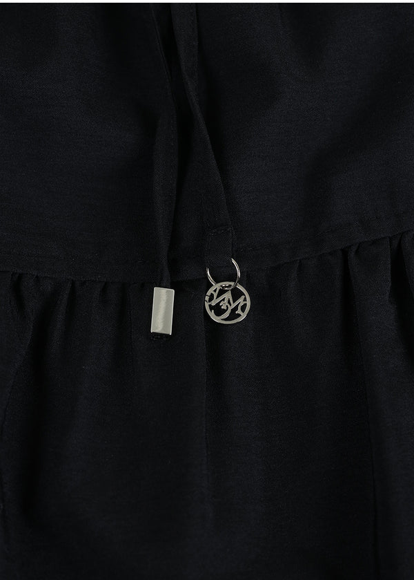 Lyra Cancan Shirring Long Skirt
