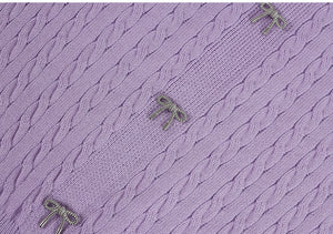 Marguerite Square Neck Ribbon Knit
