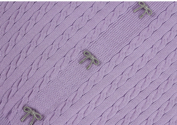 Marguerite Square Neck Ribbon Knit