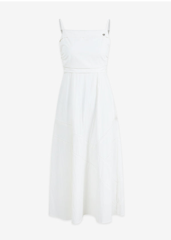 Mesmerize Bustier Shirring Lace Dress