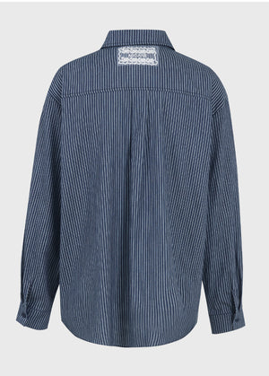 Milo Stripe Frill Shirt