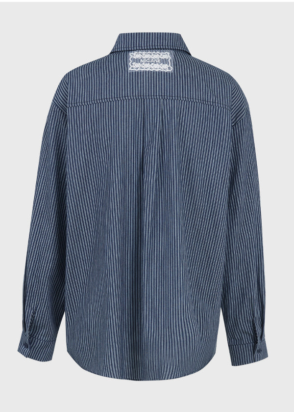 Milo Stripe Frill Shirt