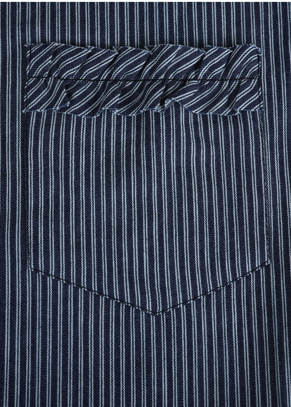 Milo Stripe Frill Shirt
