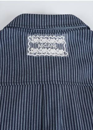 Milo Stripe Frill Shirt
