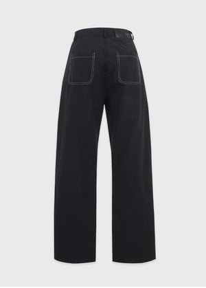 Nina Back Stitch Wide Pants