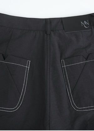 Nina Back Stitch Wide Pants