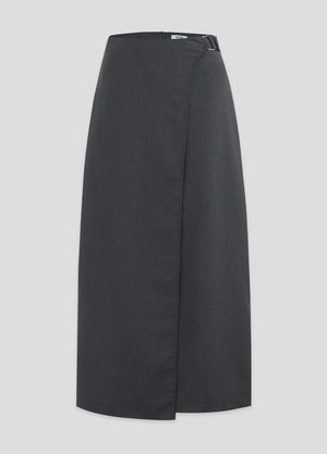 Noemi Bizo Wrap Long Skirt