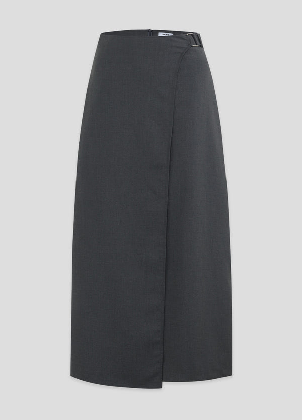 Noemi Bizo Wrap Long Skirt