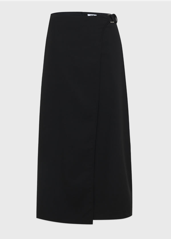 Noemi Bizo Wrap Long Skirt