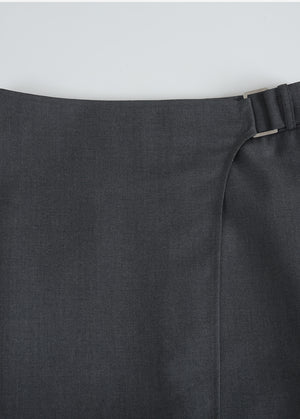 Noemi Bizo Wrap Long Skirt