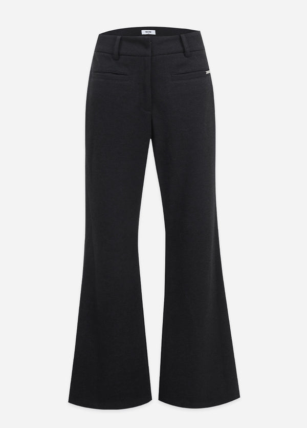 Nour Low Rise Semi Flare Slacks