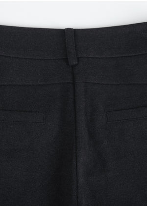 Nour Low Rise Semi Flare Slacks